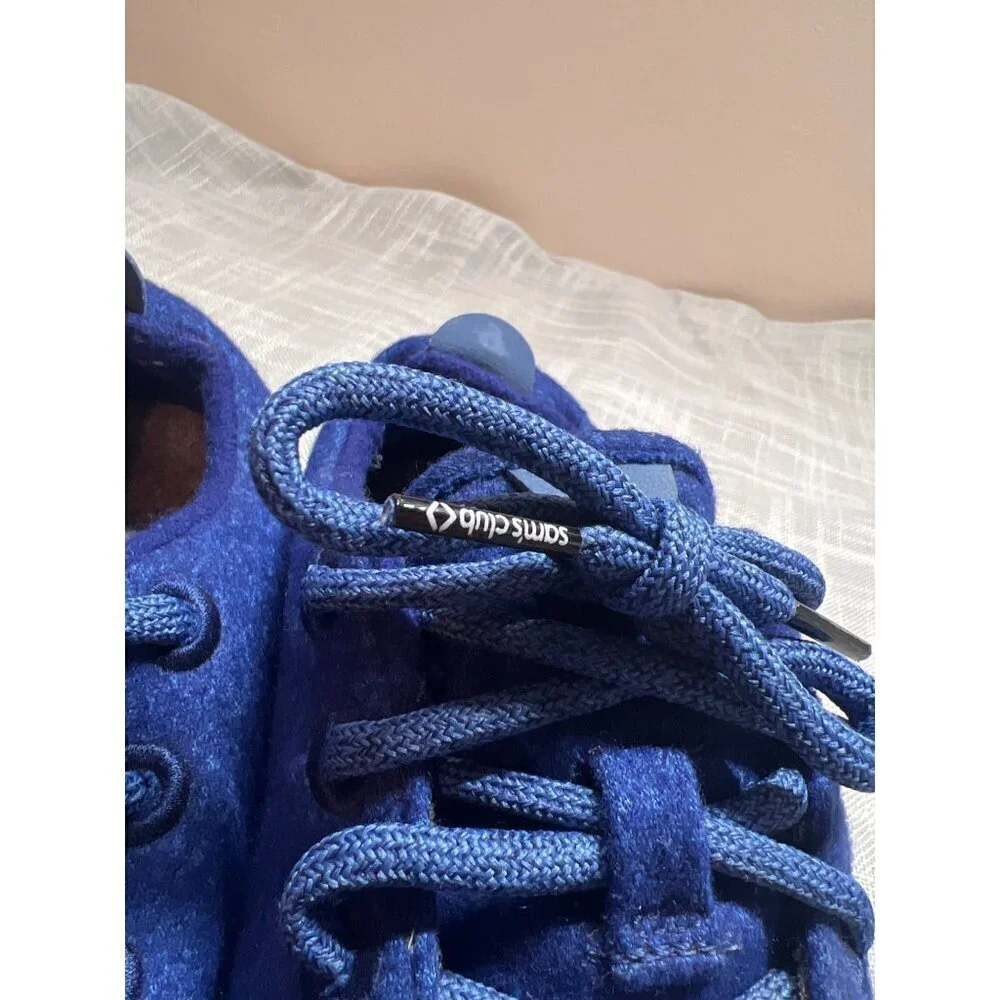 Allbirds Womens Sams Club Blue Wool Runners Size 8 Lace Up